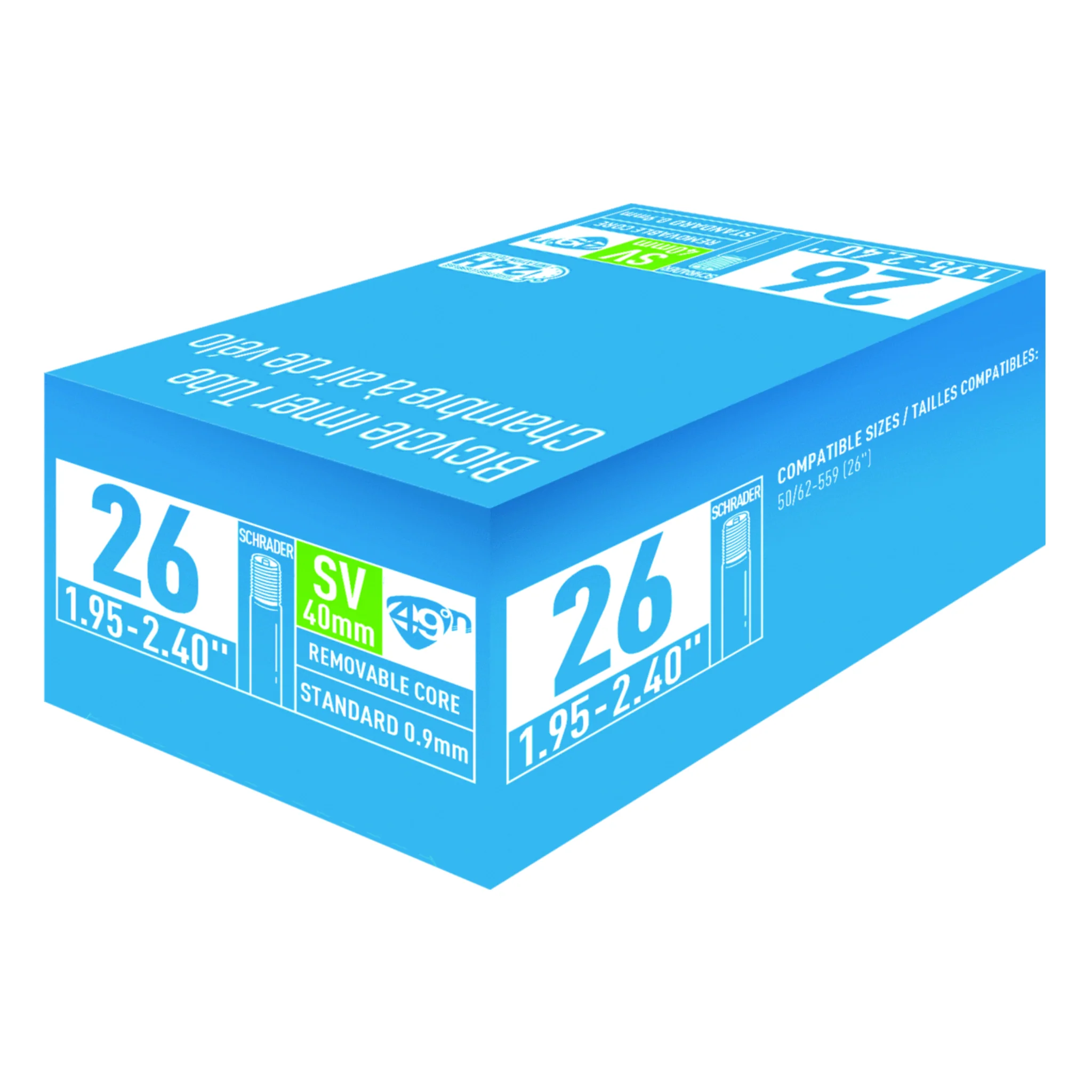 49N Inner Tube Schrader Valve 26 x 1.50-1.95