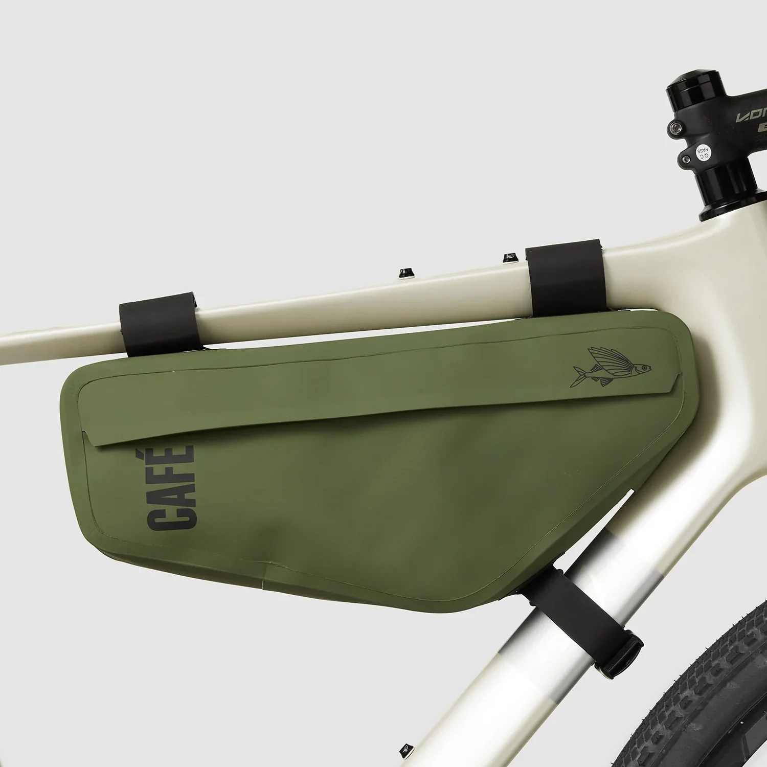 Café du Cycliste Frame Bag Khaki - Image 2