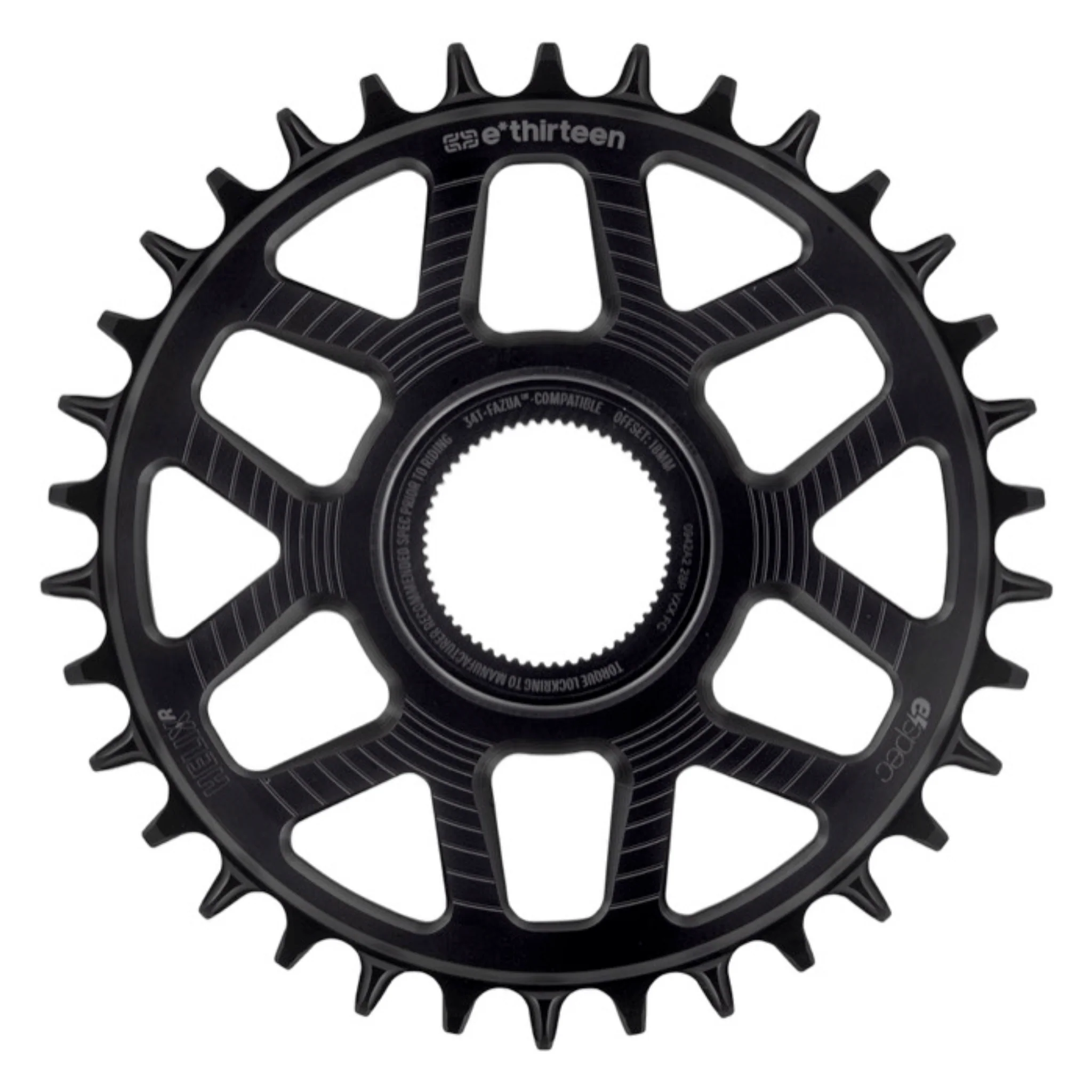 E13 Helix Race E*Spec 32t Chain Ring 55mm Chainline for Fazua Ride 60 - Image 2