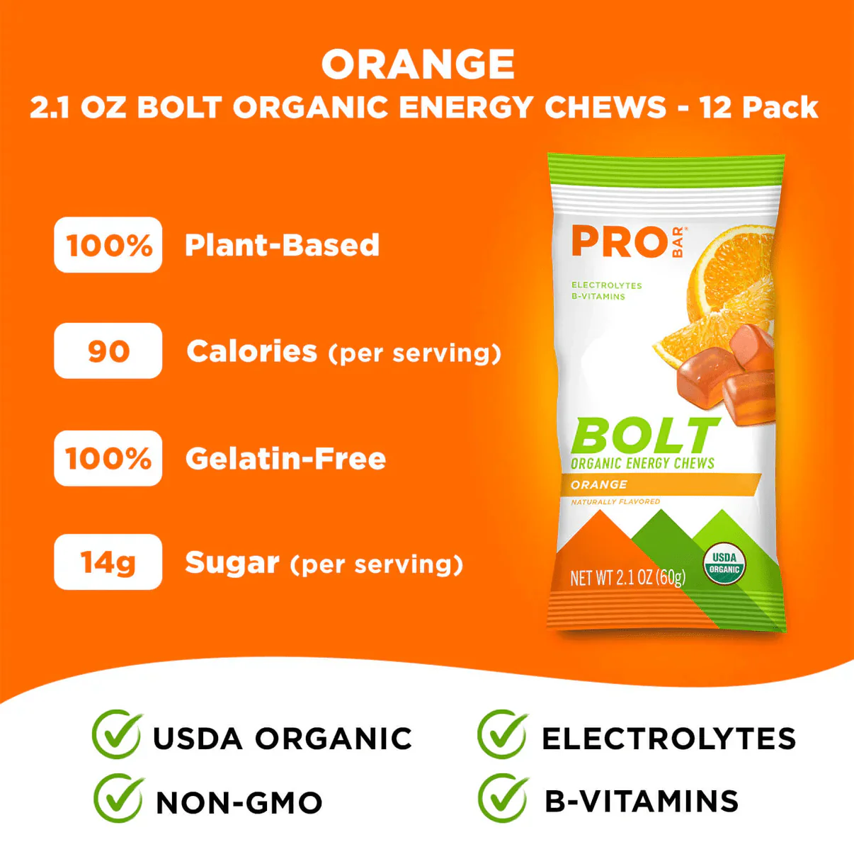 PROBAR BOLT Energy Chews 12-Unit Pack - Image 2