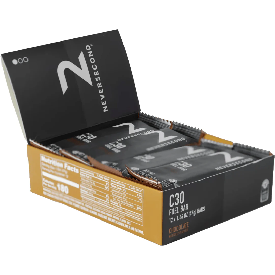 Neversecond C30 Fuel Bar 12 Pack Box