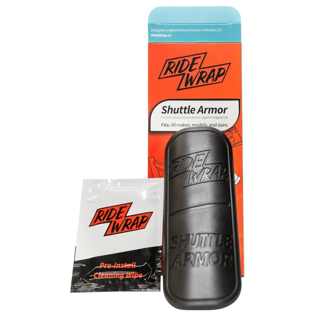 RideWrap Shuttle Armour Black Downtube Protector