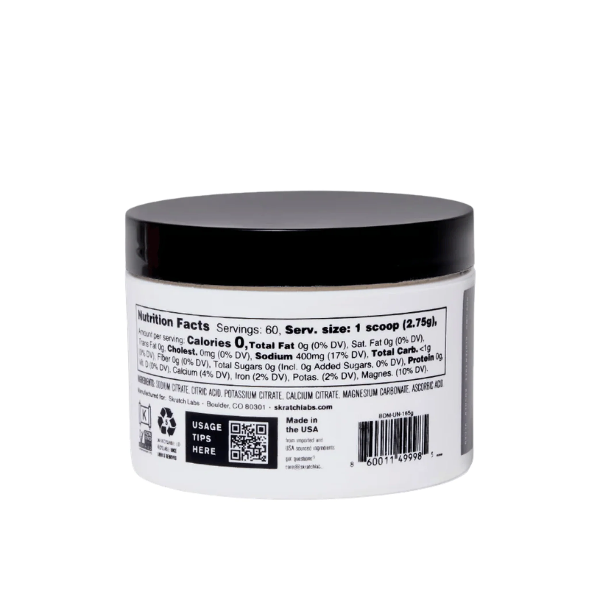 Skratch Labs Booster Drink Mix: Unflavoured Hydration 165g - Image 2