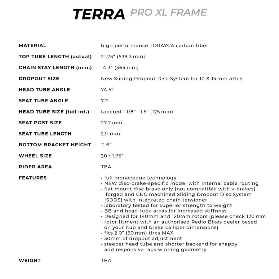 Radio Raceline Terra Disc Pro XL - Image 4