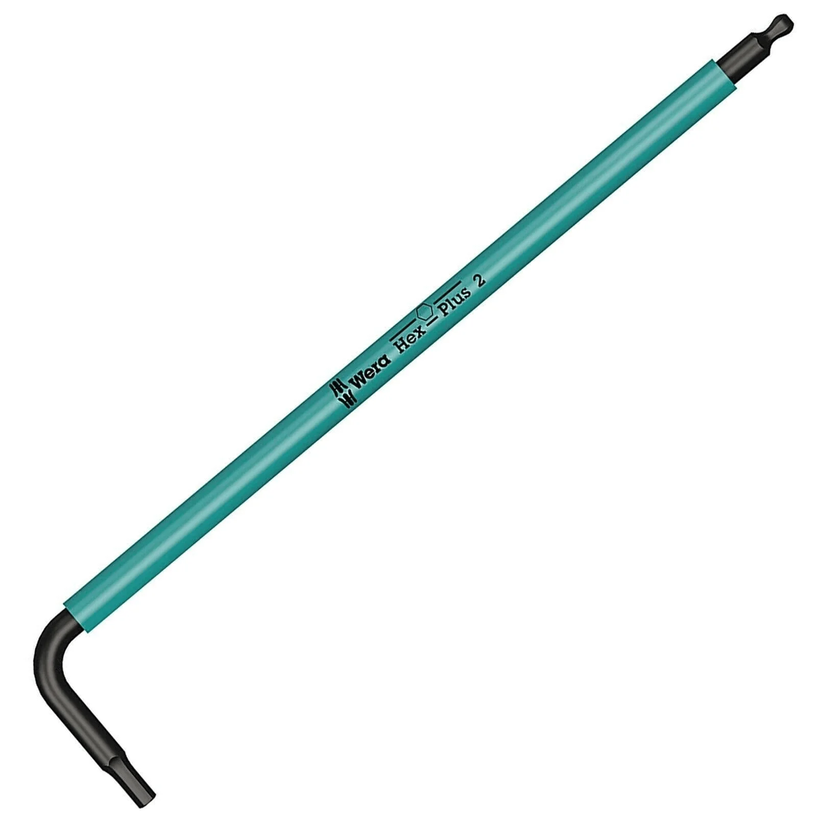 Wera 950 SPKL Hex Wrench, Hex 2.0mm Long Arm, Metric