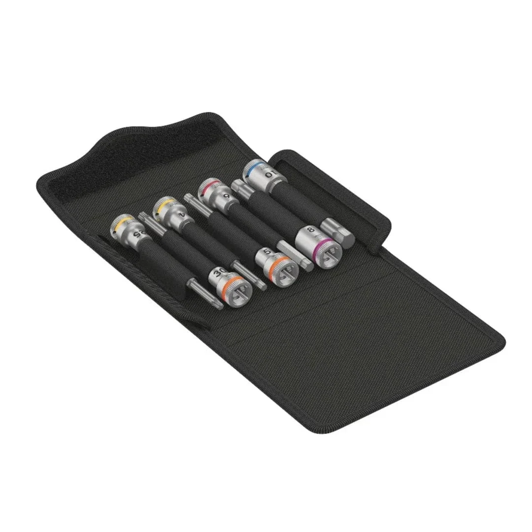 Wera, Bicycle Set 8, 7 pieces Bit-Socket 3/8'' Drive, Set