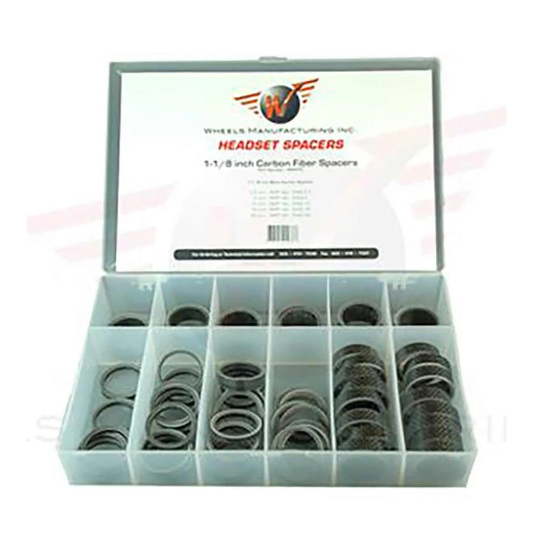 Wheels Manufacturing 1-1/8" Gloss Carbon Headset Spacer