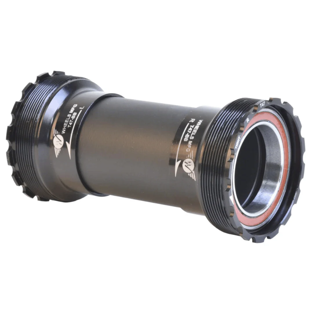 Wheels Manufacturing T47, ABEC-5 Angular Contact, Inboard Bottom Bracket for 24mm Shimano Cranks, Black
